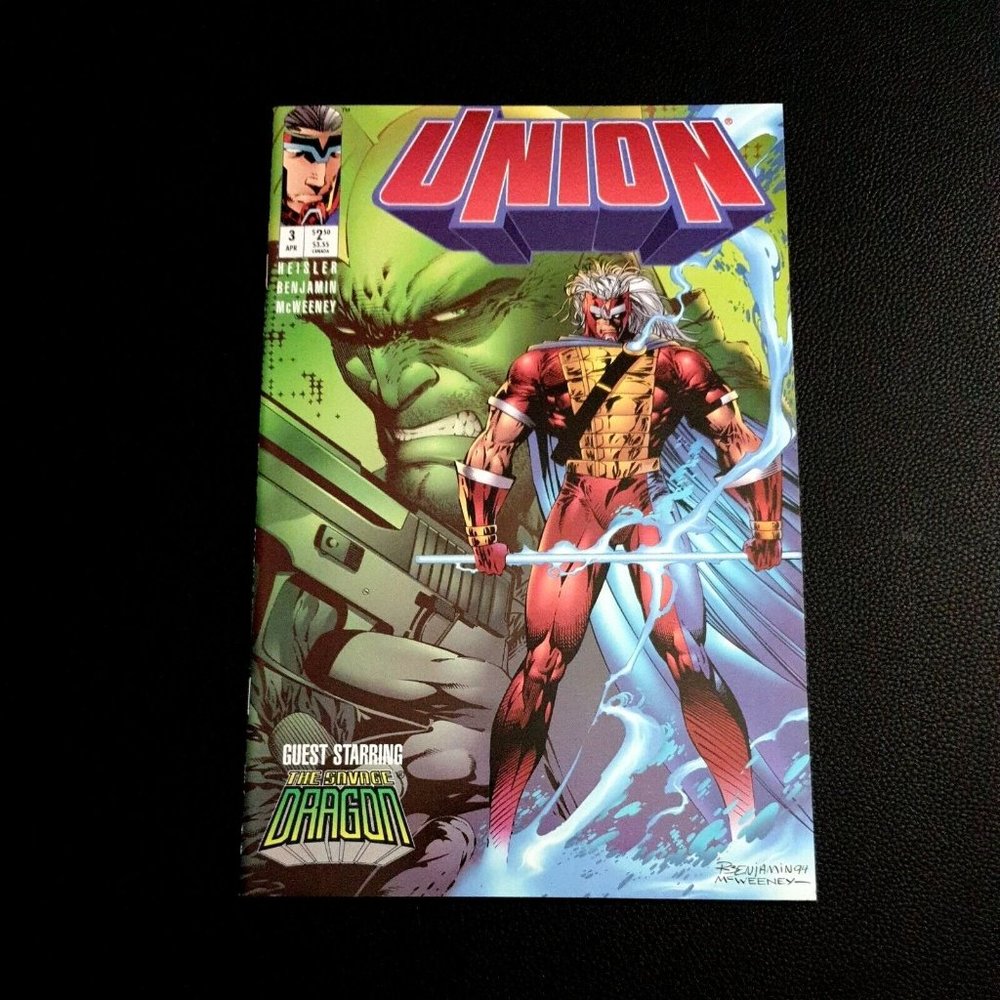 Image Comics Union 3 April 1995 Benjamin Heisler Book Collection Bagged Board